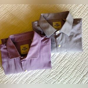 Lot of 2 sold together! Ben Sherman Tailored Slim fit. 17 1/2 neck 36/37 sleeve